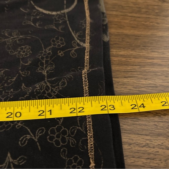 Blue canyon Y2K Black Graphic Women's Top L - Picture 8 of 9